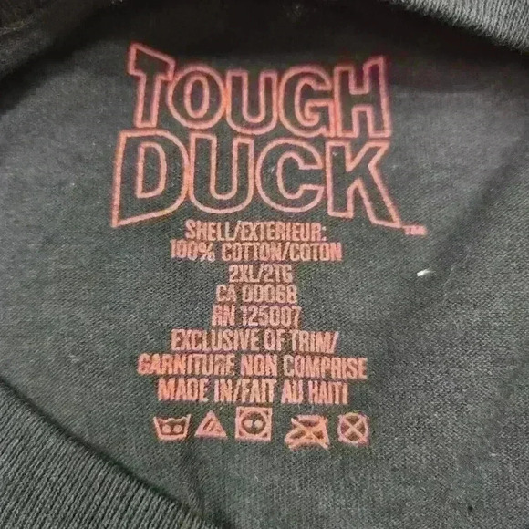 Tough Duck Men's Blue Crewneck T-shirt Size 2X NWT - Picture 4 of 5